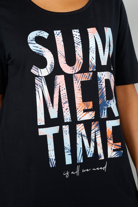 T-Shirt, Summertime, Rundhals, Halbarm
