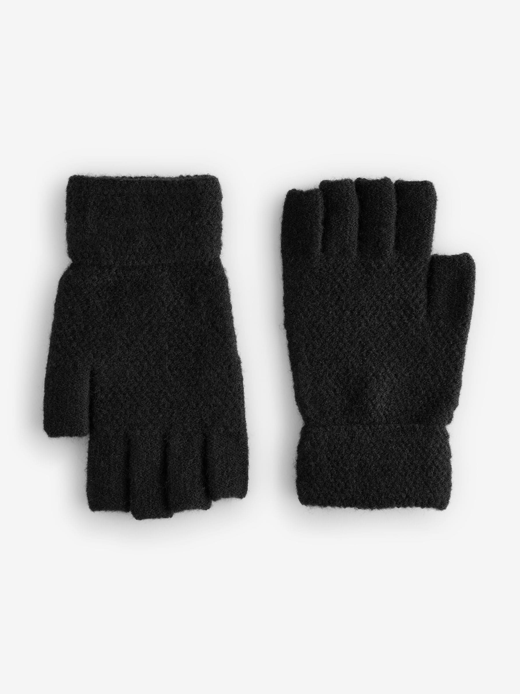 Zwart - Vingerloze handschoenen