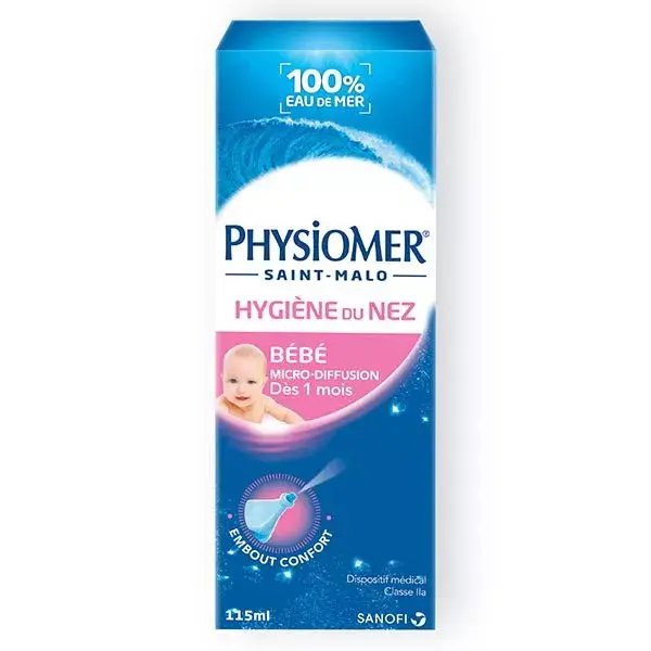 Physiomer Higiene Nasal para Bebês Microdifusão 115ml