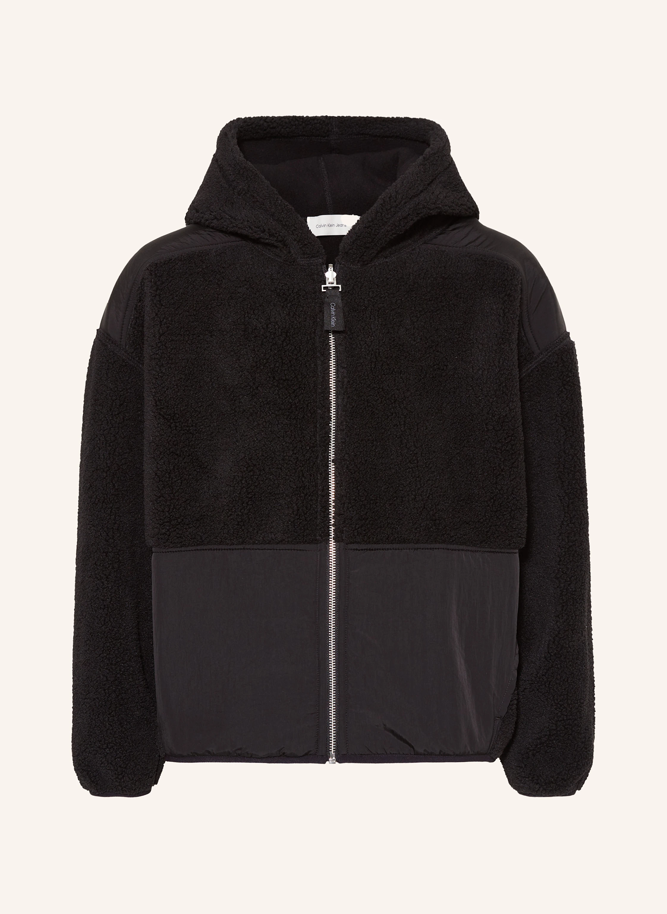 Calvin Klein Teddyfell-Jacke zum Wenden