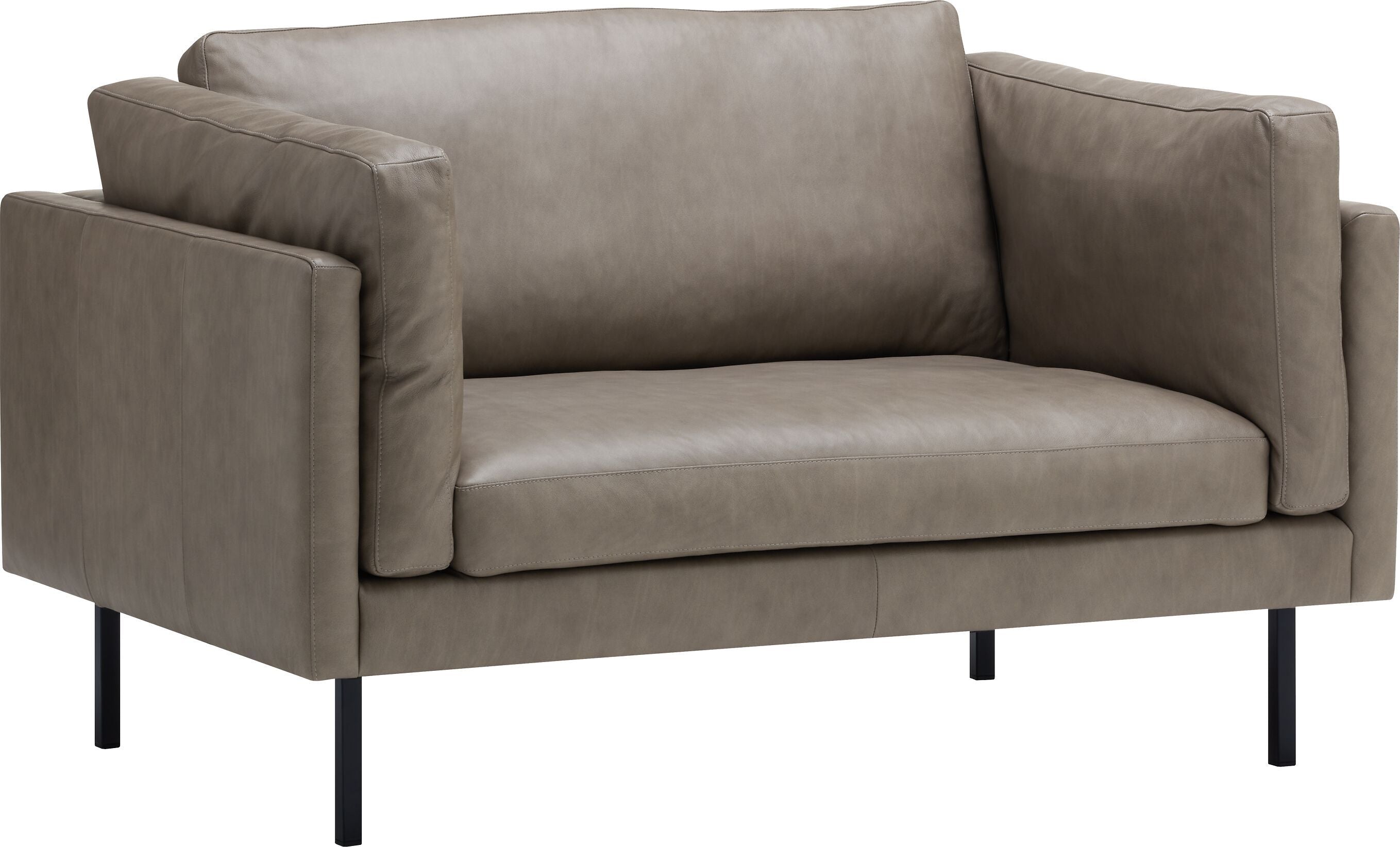 BOVINA Sessel - Taupe / B: 132.0 cm x T: 94.0 cm x H: 79.0 cm