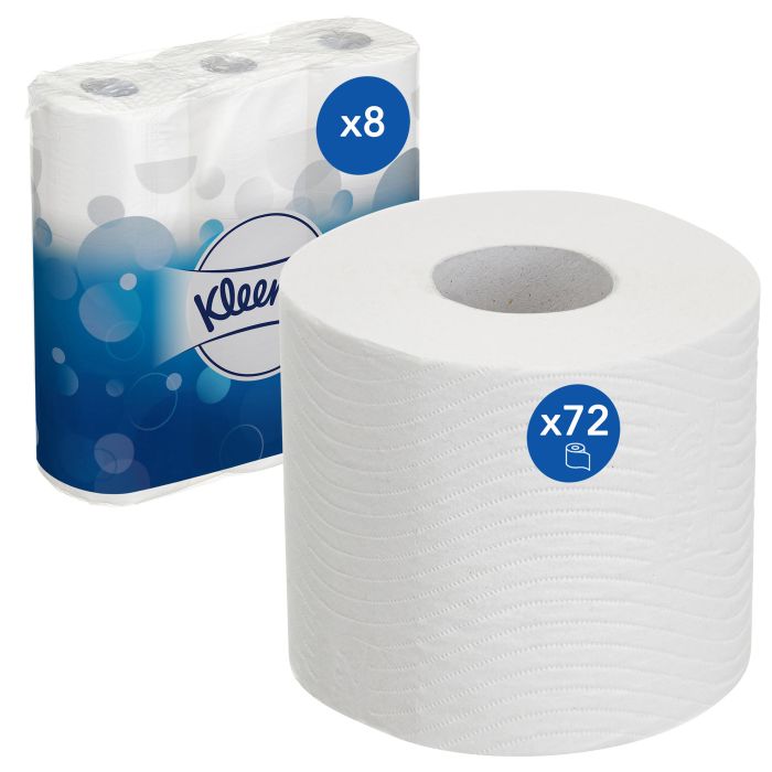 Kleenex 72st toiletpapier 8459 3-laags toiletpapier wit (8459)