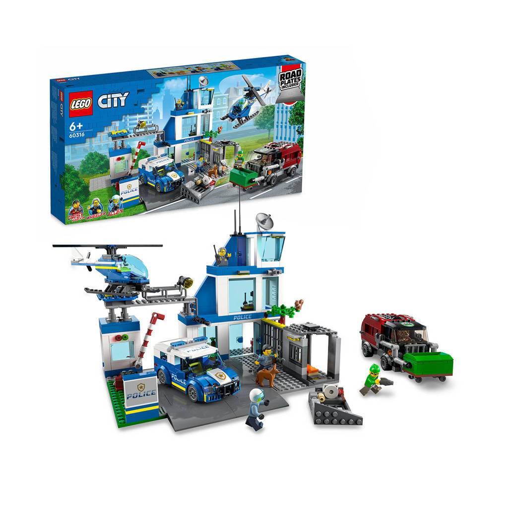 LeukPolitiebureau Helikopter Speelgoed Set 60316