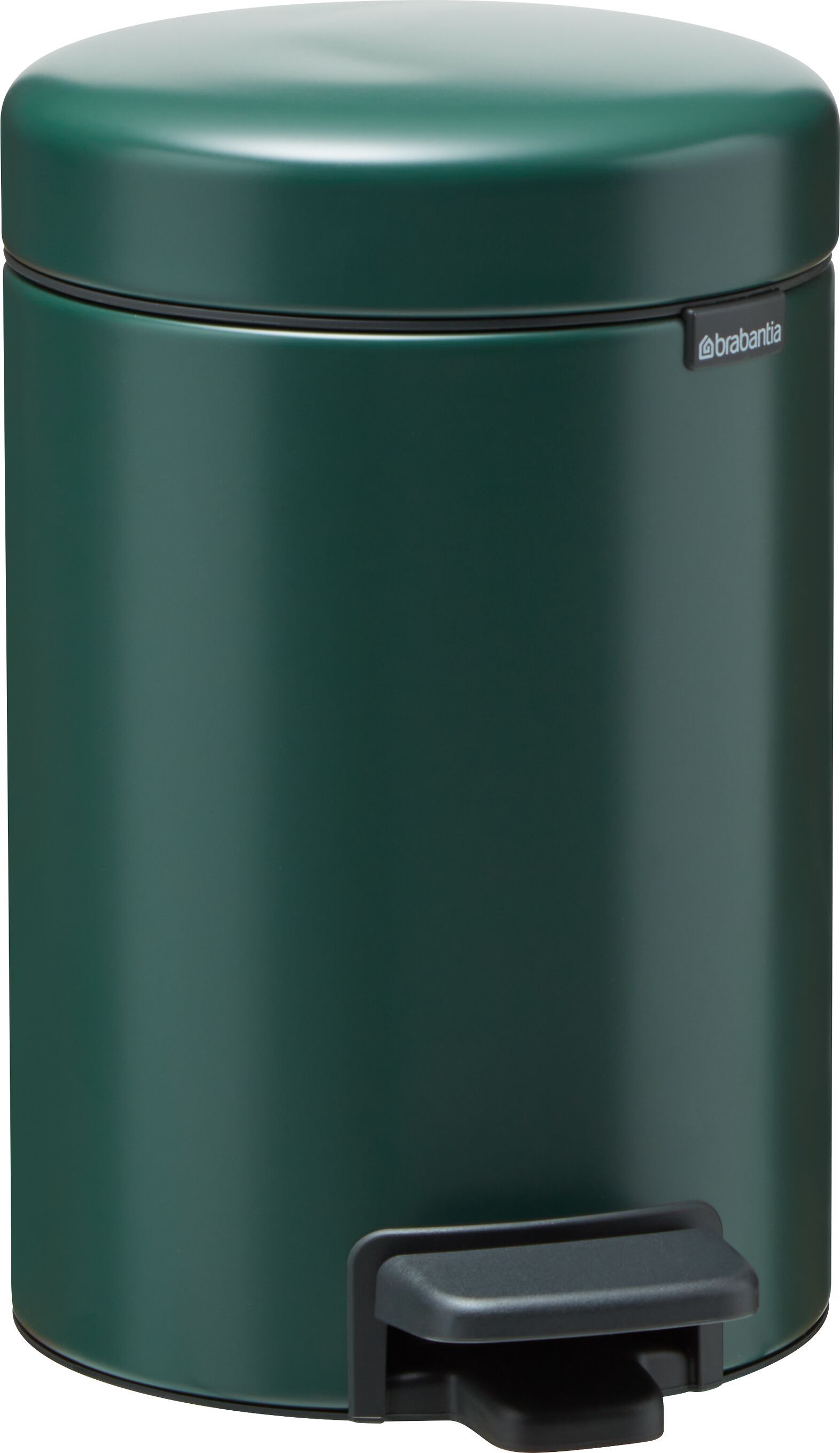 brabantia NAIKE Treteimer - Dunkelgruen / B: 17.0 cm x T: 23.0 cm x H: 26.4 cm