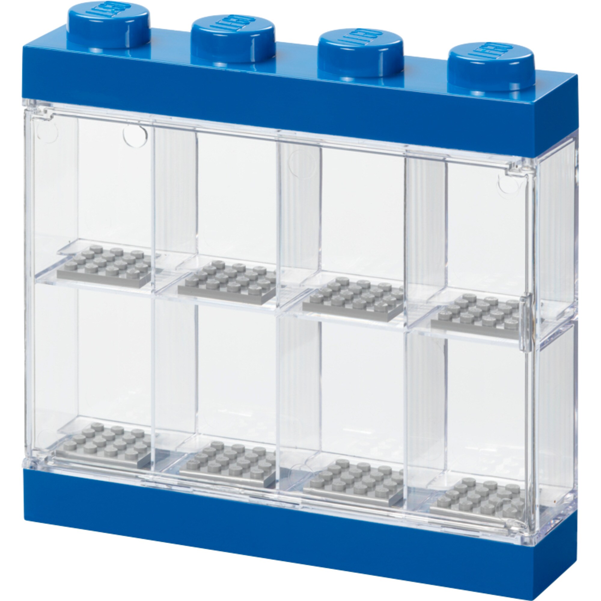 Room Copenhagen Aufbewahrungsbox LEGO Minifiguren Vitrine blau