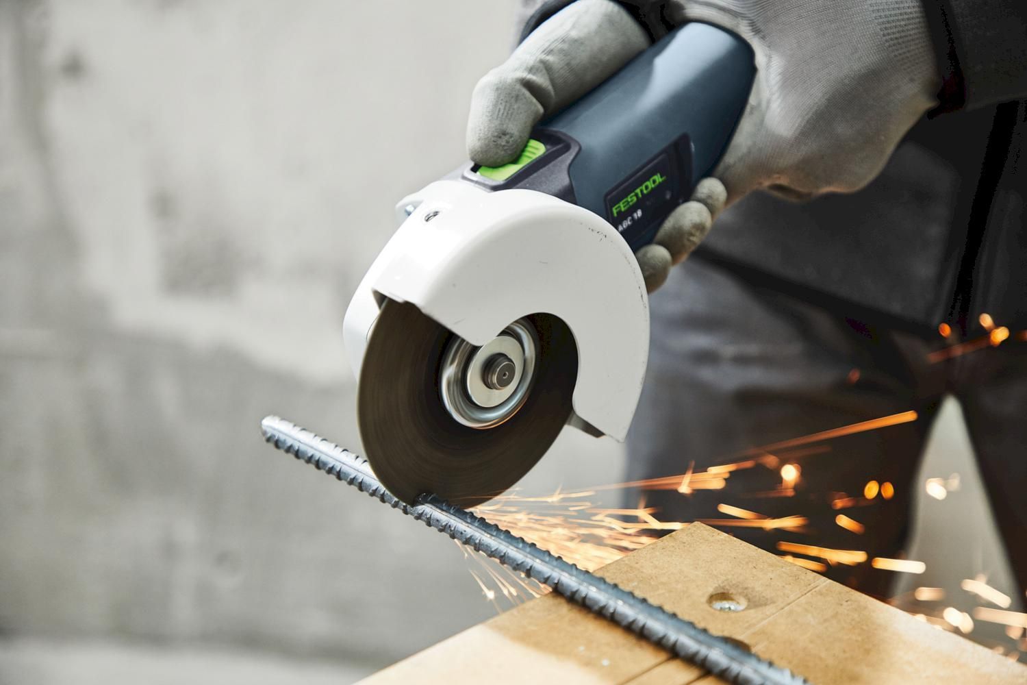 Festool AGC 18-125 5,0 EBI-Plus Accu Haakse Slijper 125mm 18V 5.0Ah in Systainer - 577700