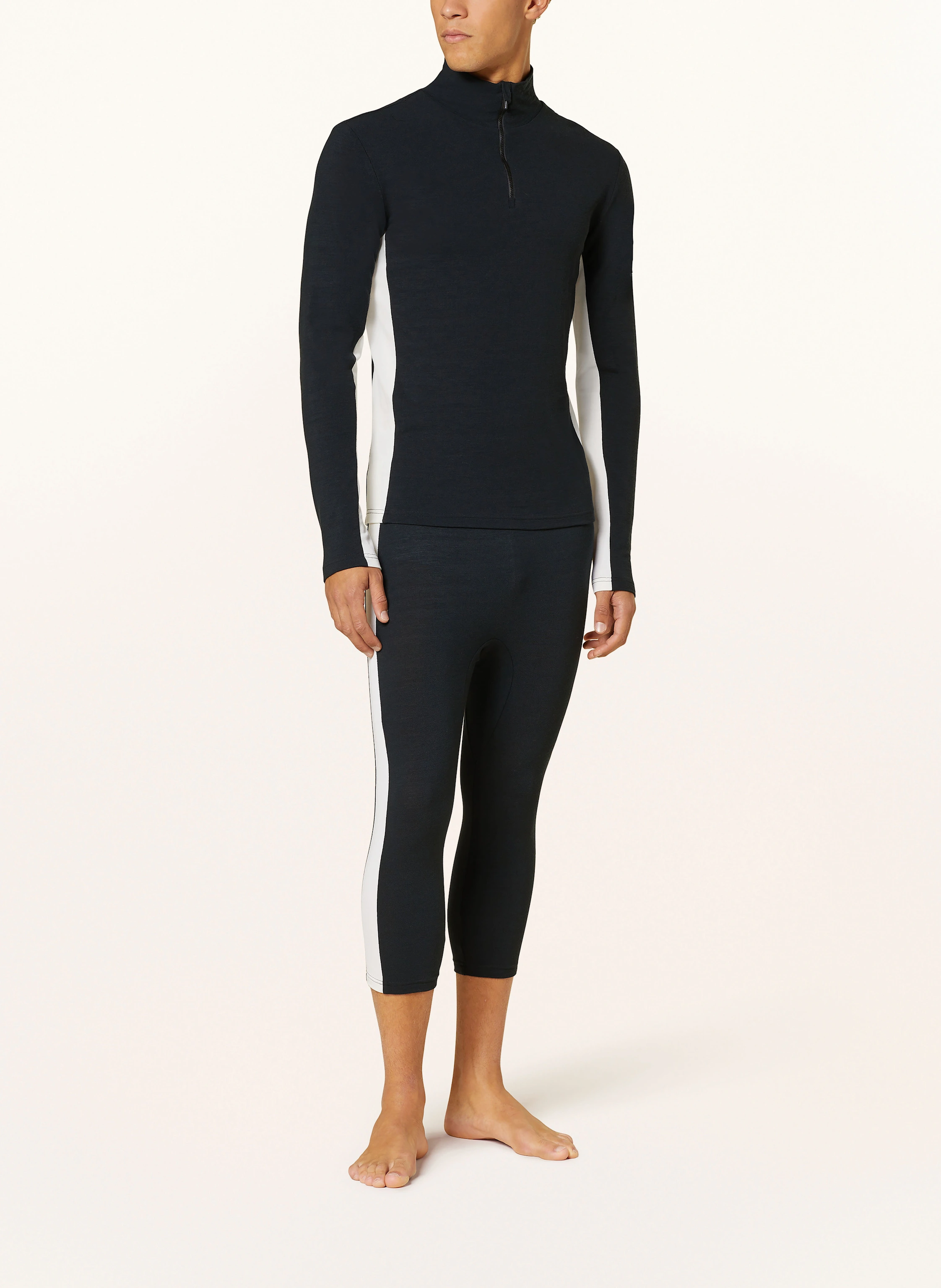 WE NORWEGIANS Piqué-Midlayer VOSS aus Merinowolle