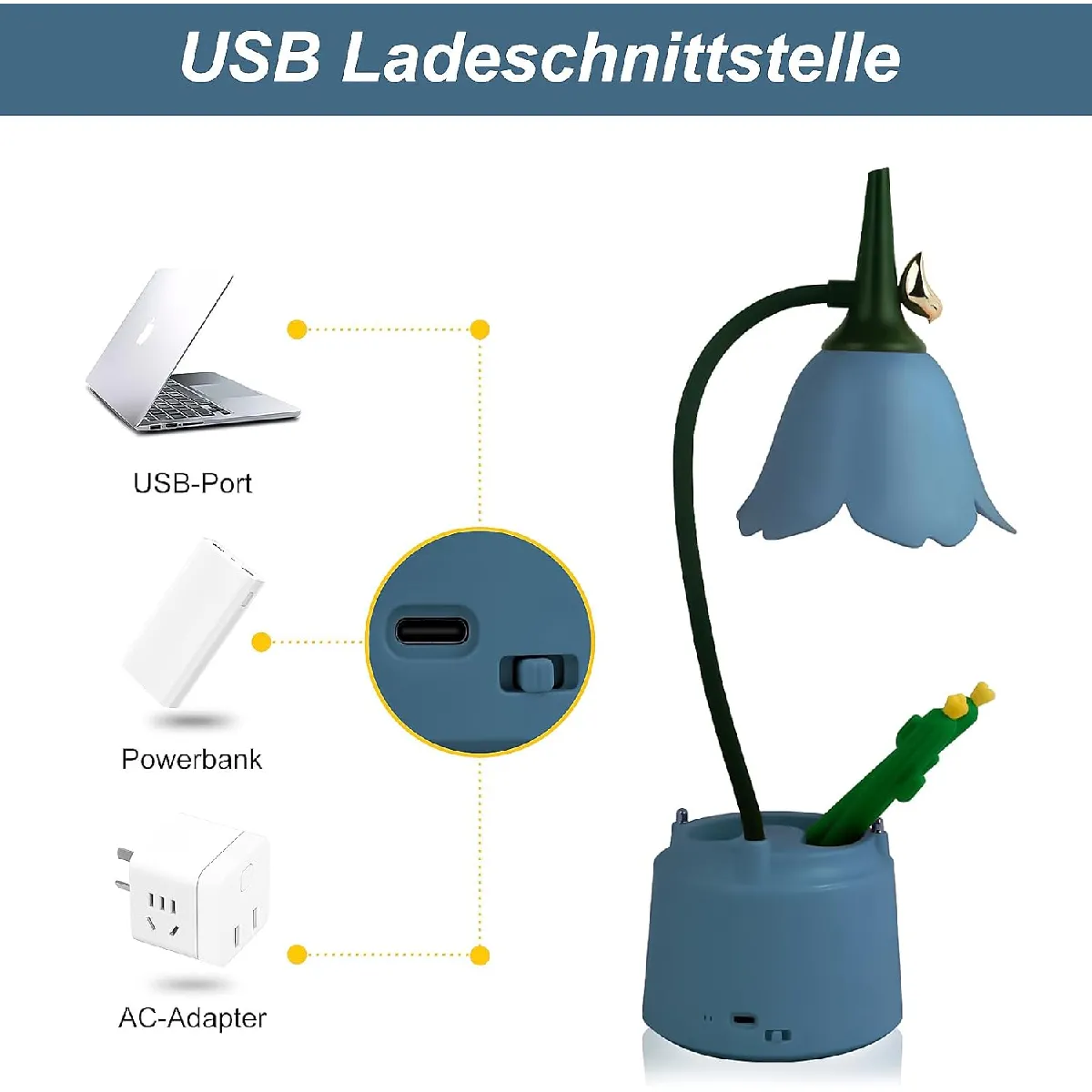 Lampe Enfant Bleu