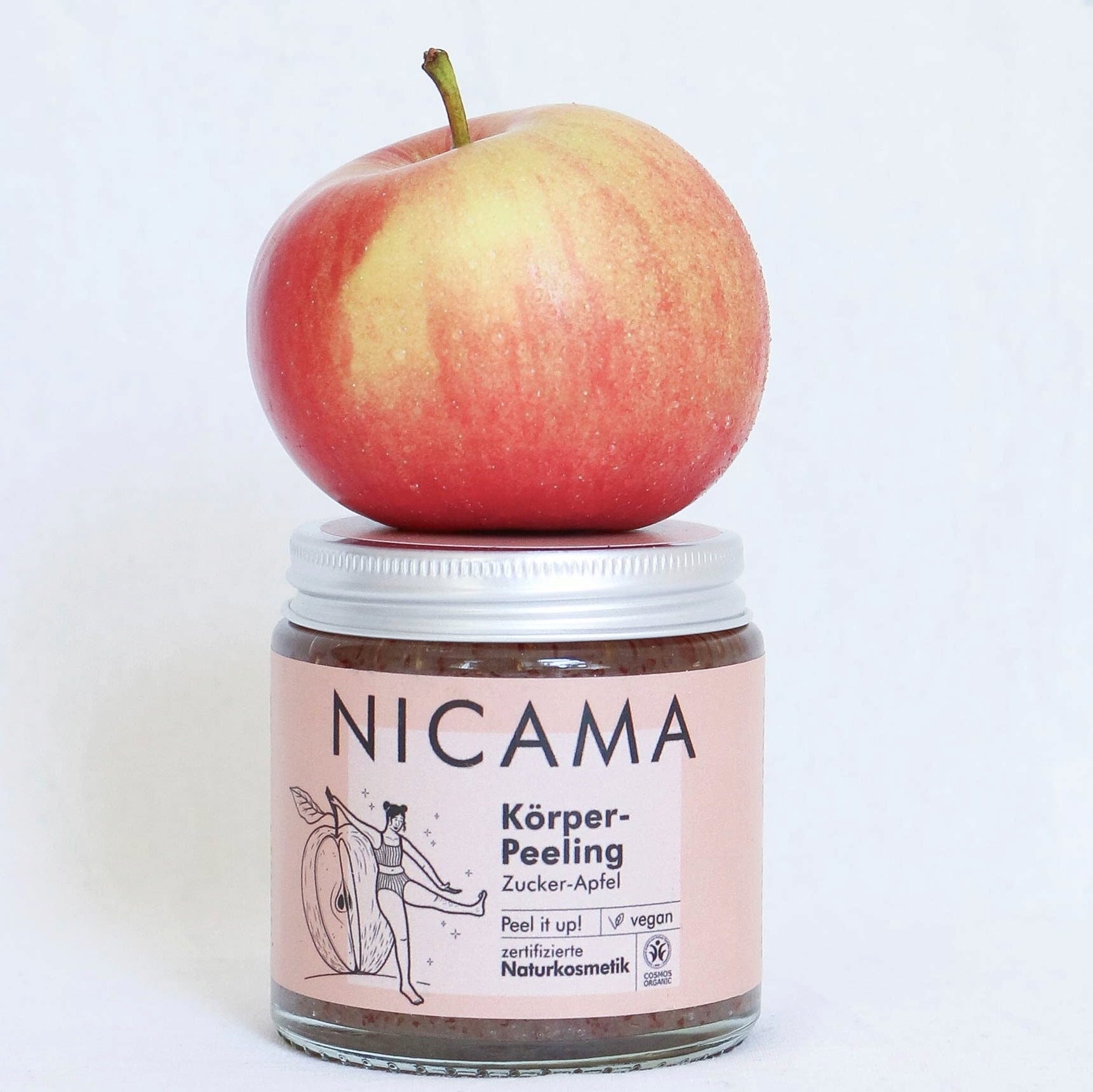 NICAMA  Körper-Peeling Zucker-Apfel, 140 g