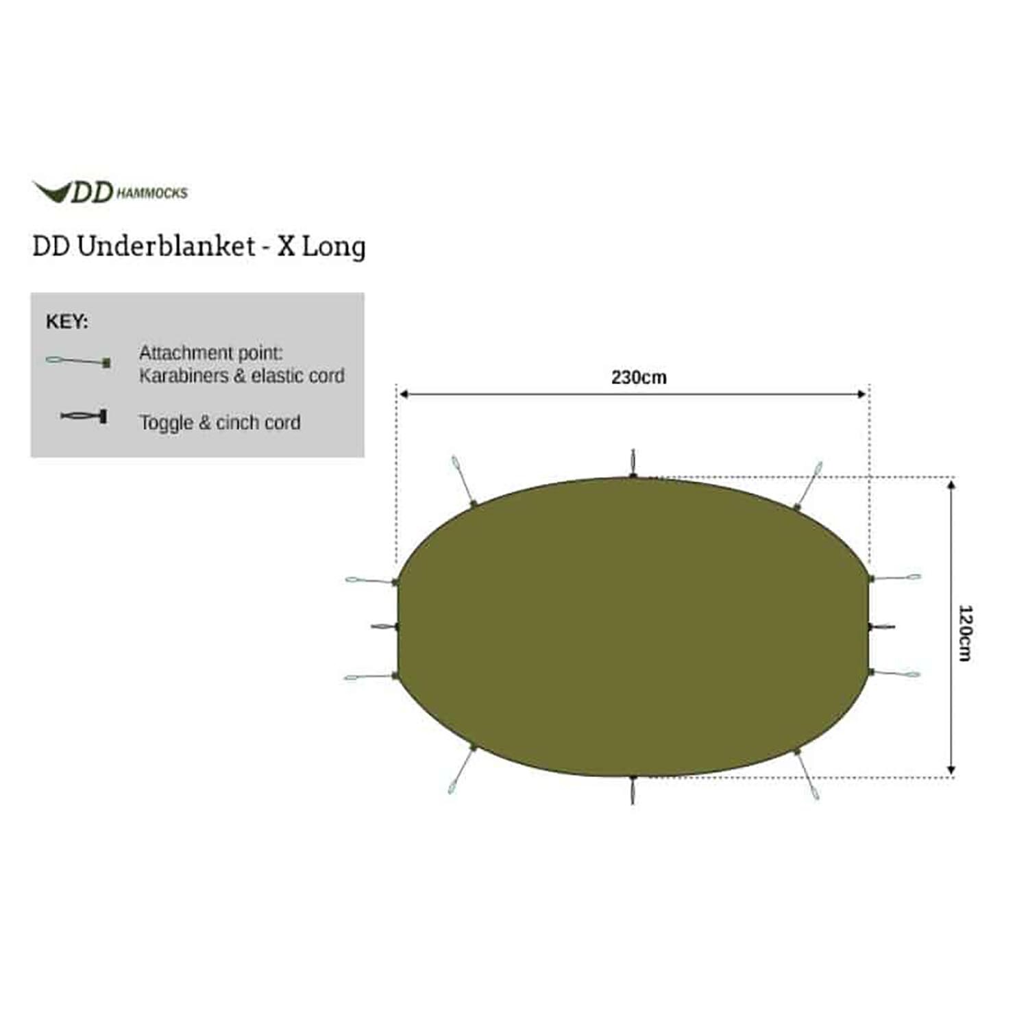 DD Hammocks DD Underblanket - X Long