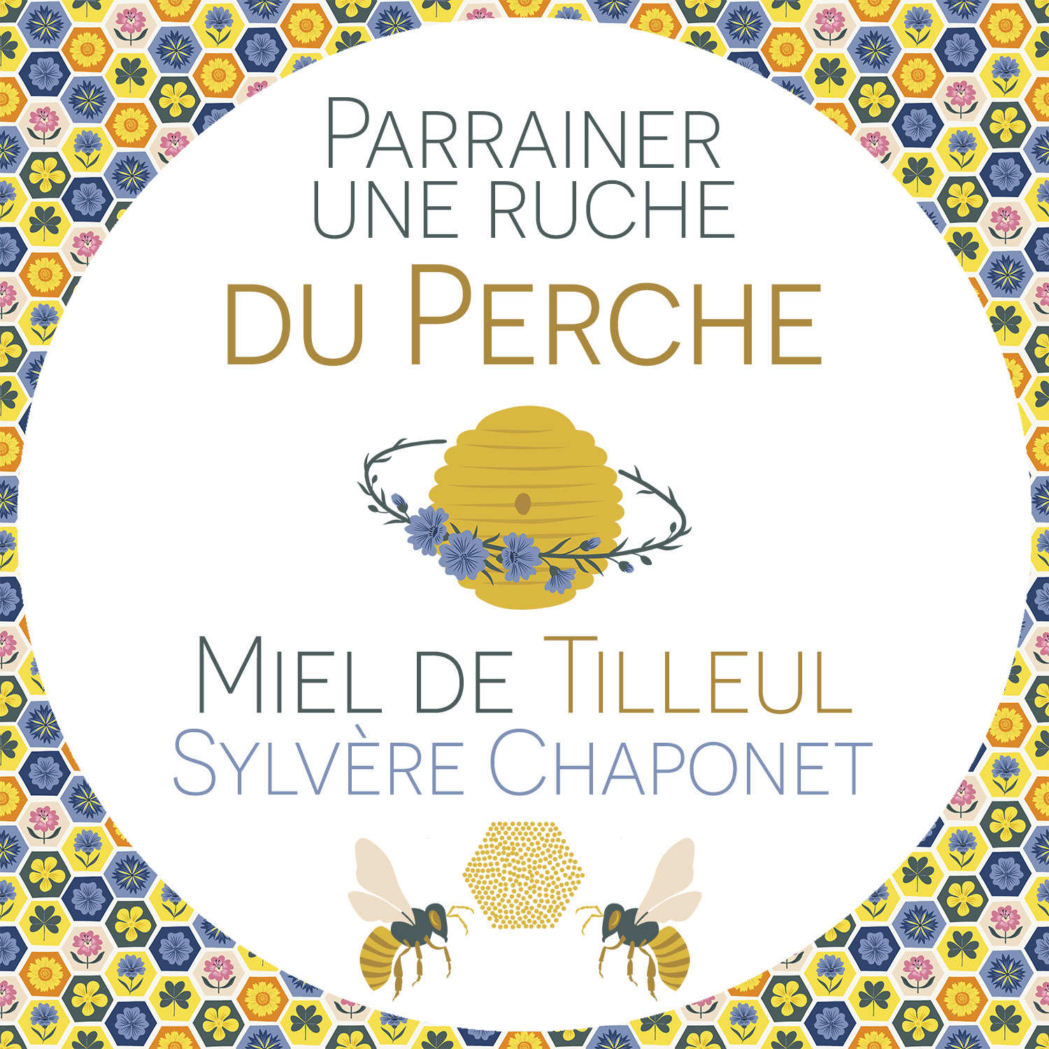 Parrainer une ruche du Perche : Miel de Tilleul - Récolte 2024