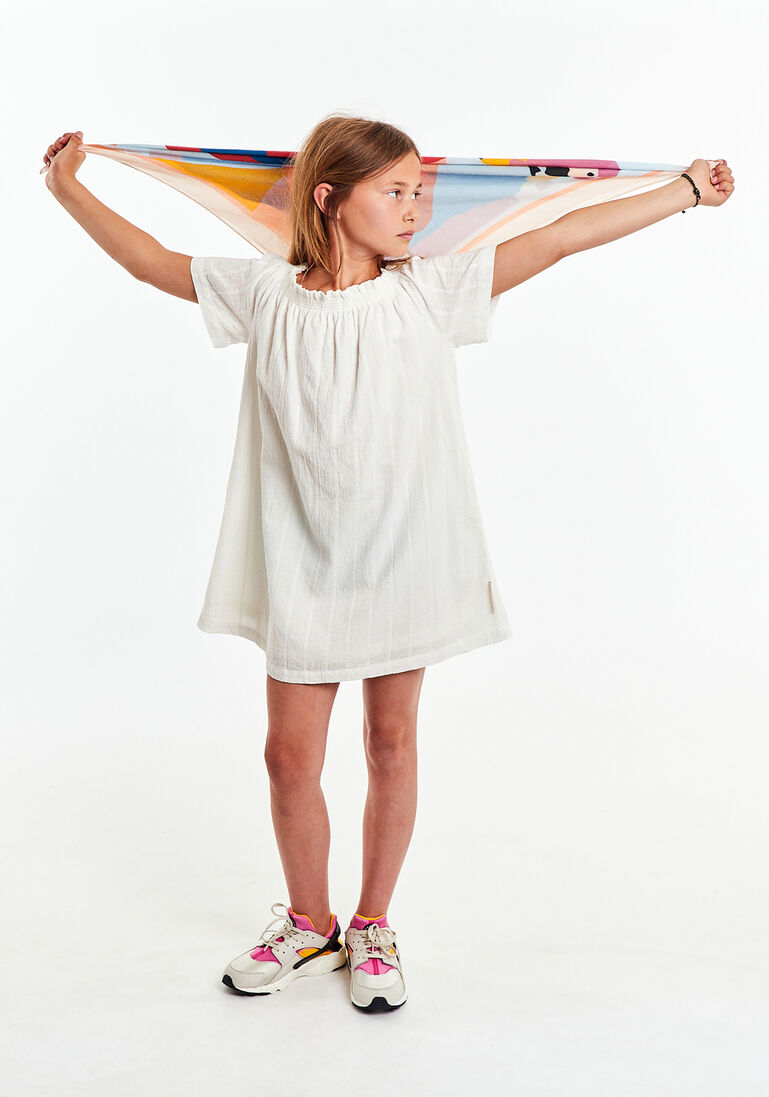 AO76 gebroken wit ao76 mini jurk layla dress