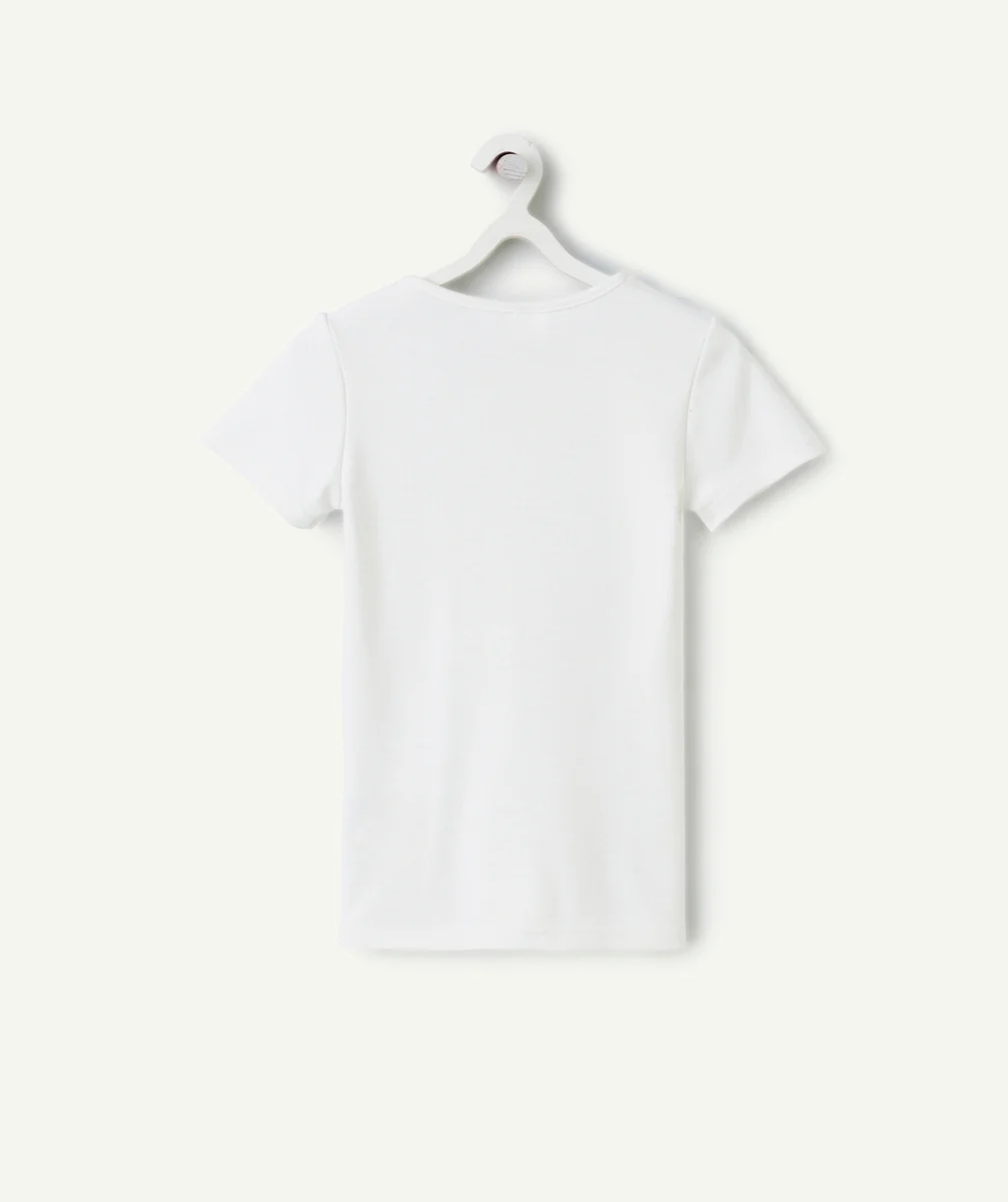 DAMARTT-SHIRT MANCHES COURTES MAILLE INTERLOCK THERMOLACTYL BLANC