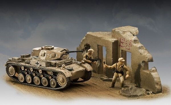 Revell - Pzkpfw II Ausf. F Tank Byggesæt - 1:76 - 03229