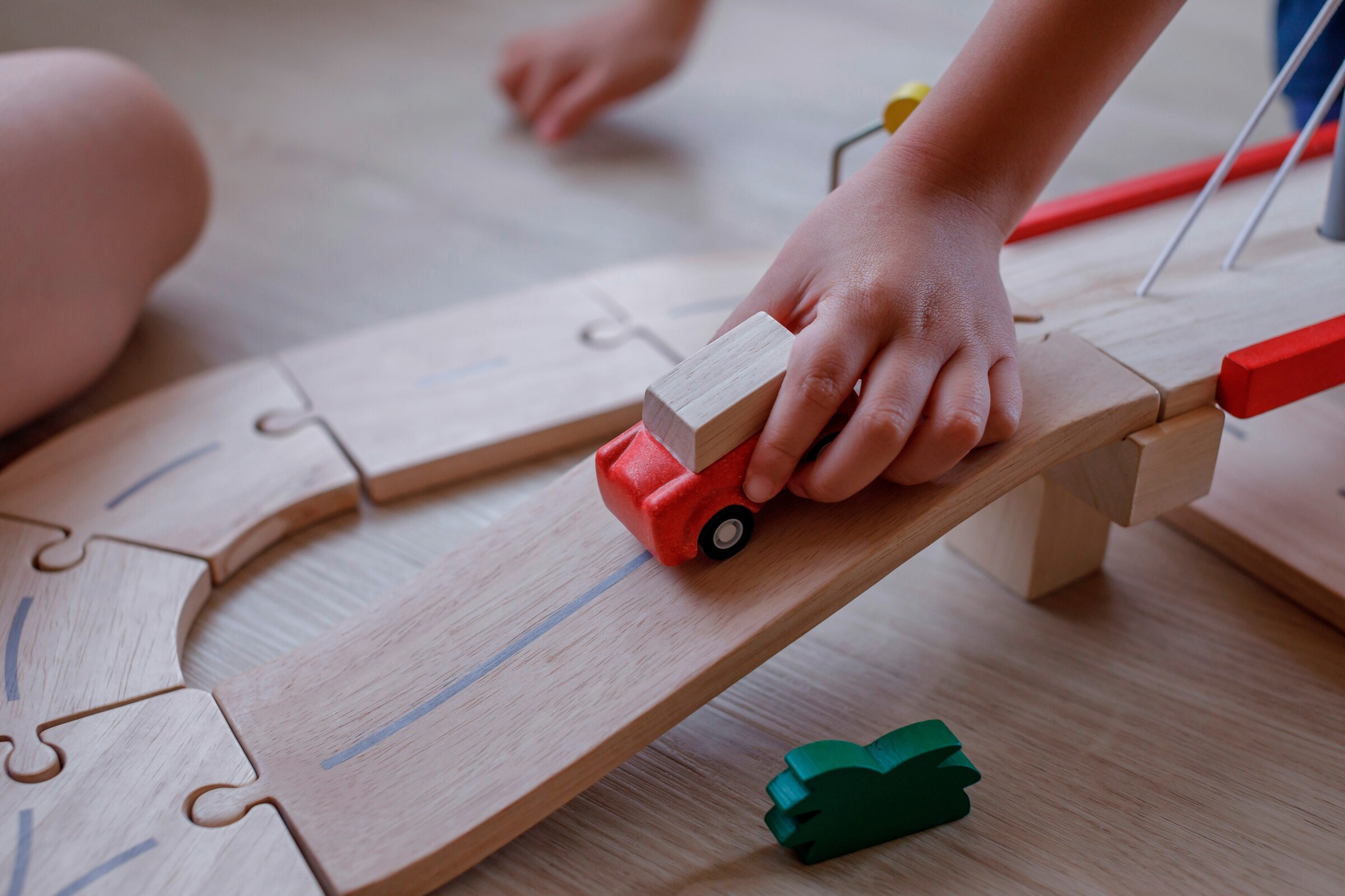 PlanToys Straßensystem Holz