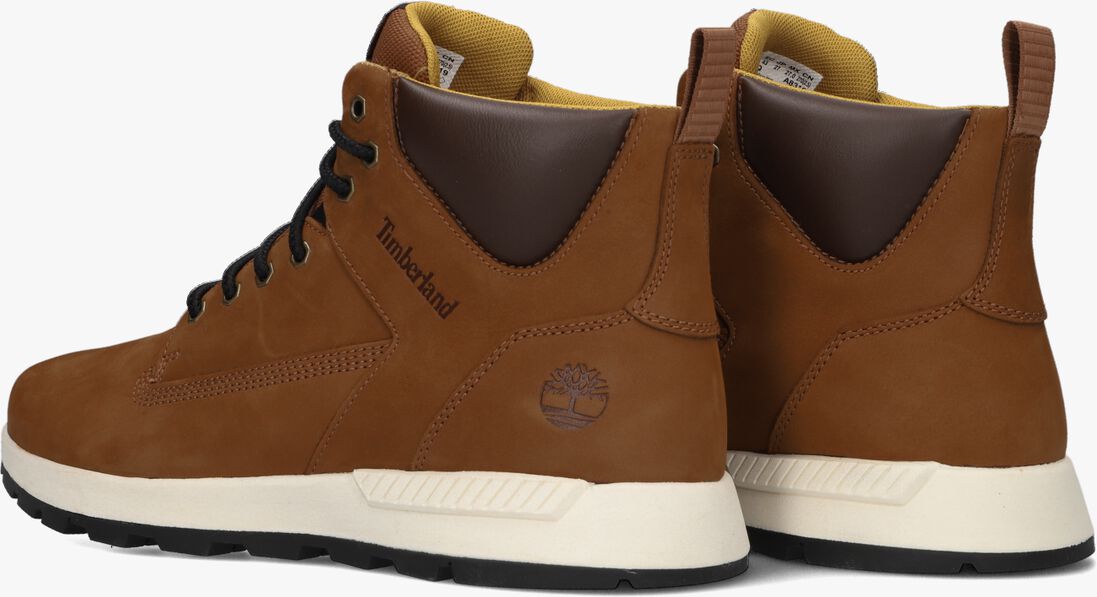 cognac timberland hoge sneakers killington trekker
