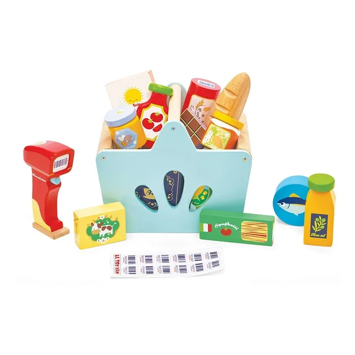 Le Toy Van Panier complet de courses et scanner