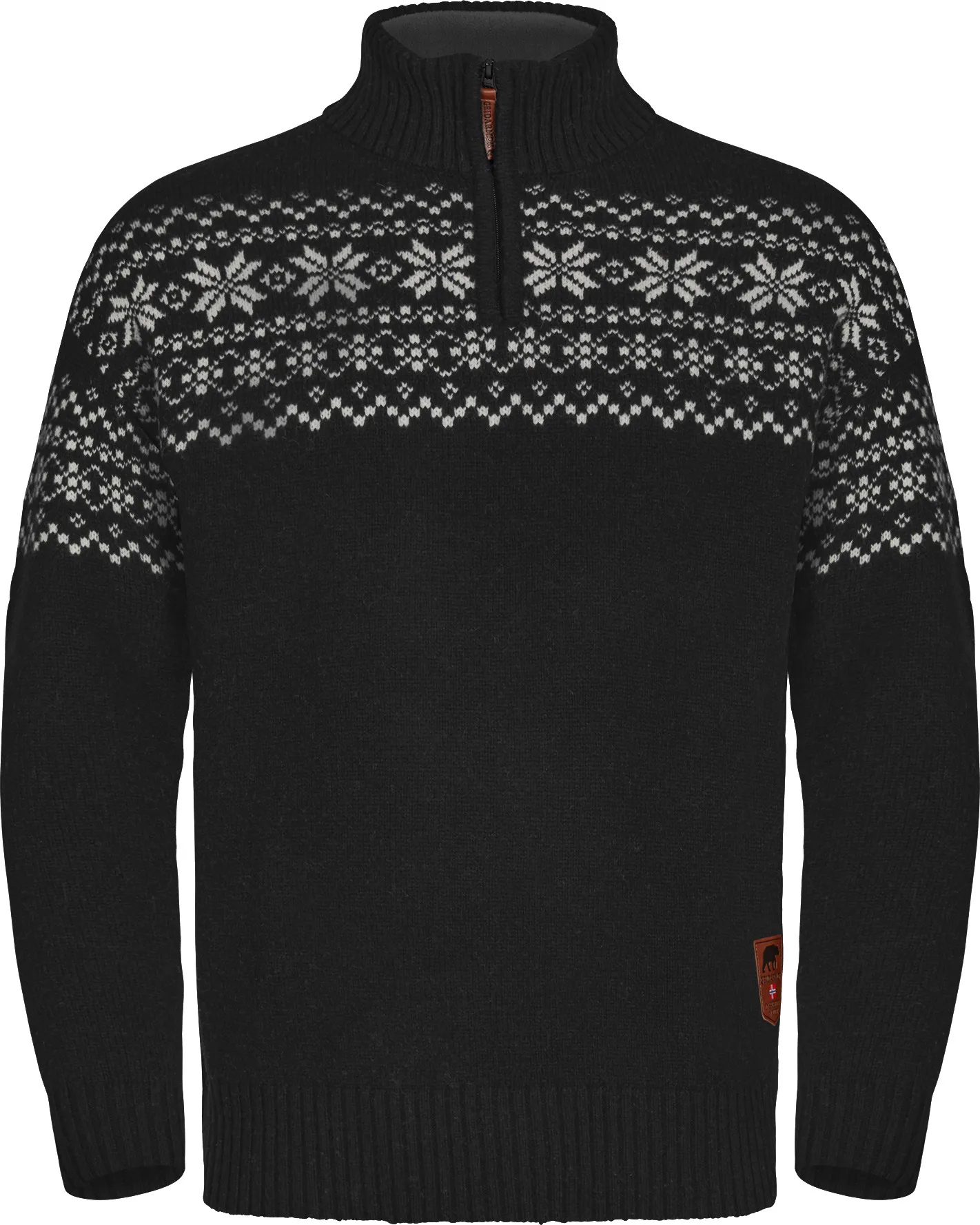 Gridarmor Snøkrystall Hz Ullgenser Men Black/White
