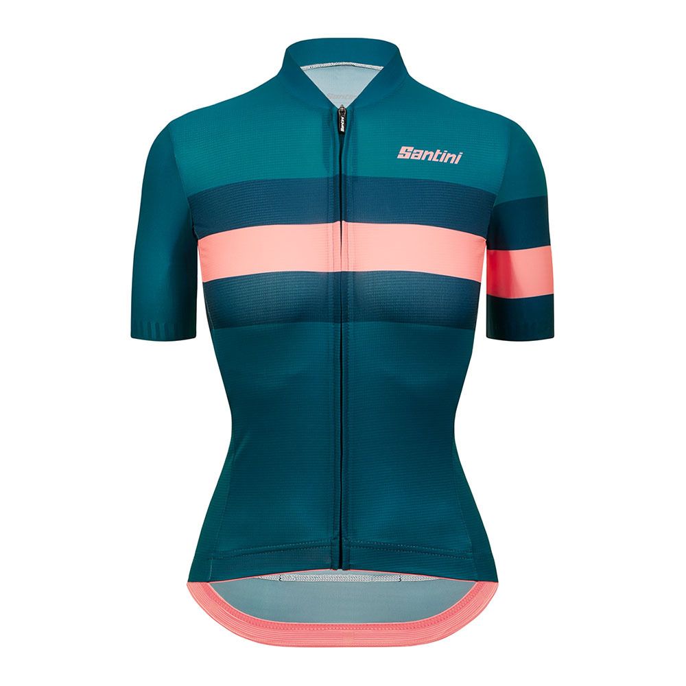 Santini ECO SLEEK BENGAL - Maillot Femme pétrole