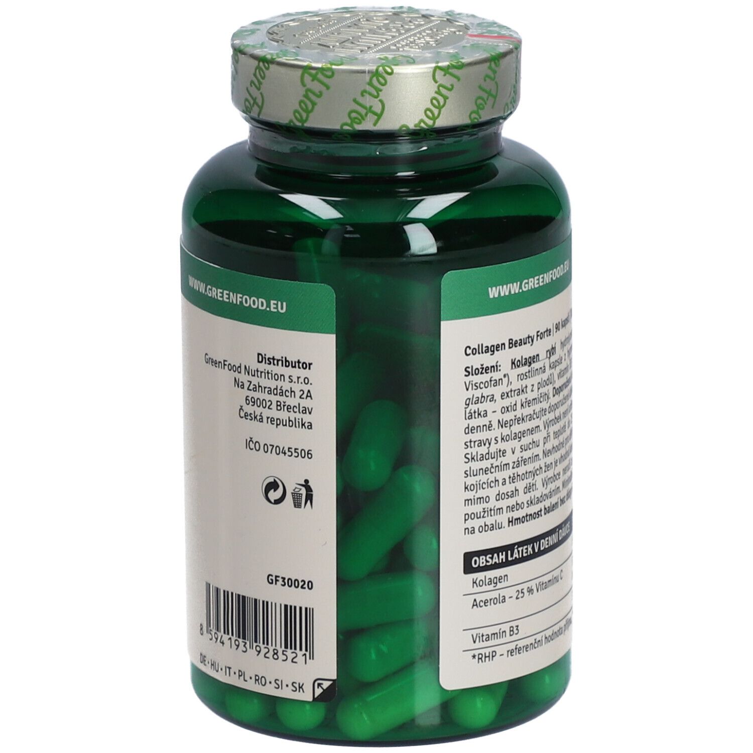 GreenFood NUTRITION Collagen Beauty Forte