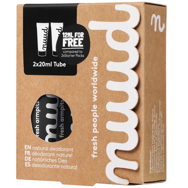 Nuud Smarter Pack 2 x 20 ml - Black