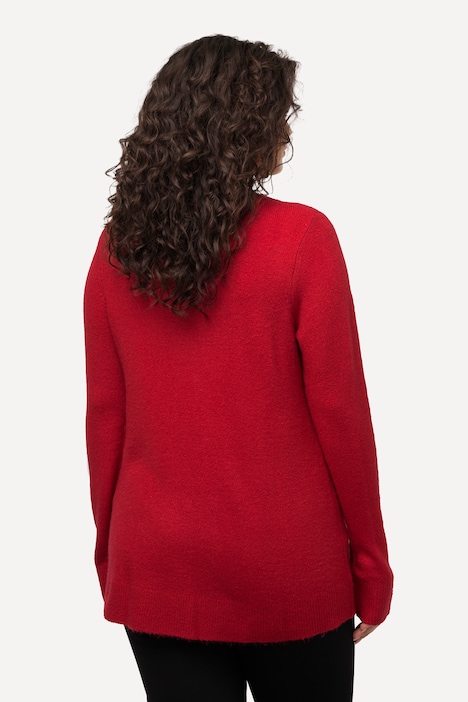 Pullover, Pailletten-Schleife, Rundhals, Langarm