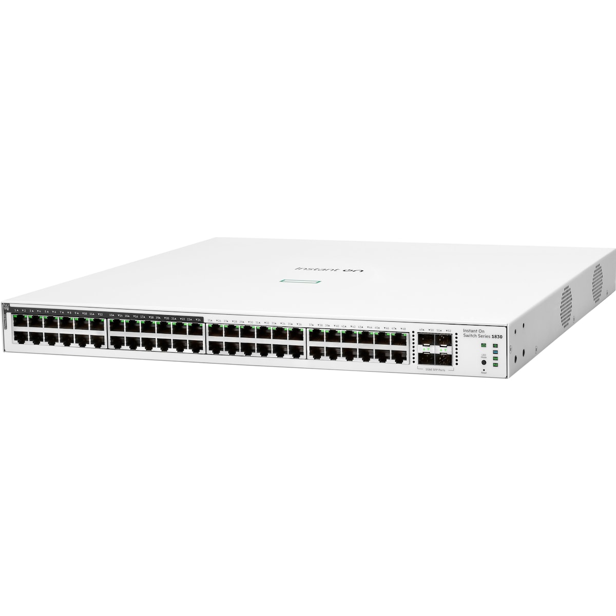 HPE Networking Instant On 1830 (48p Gb CL4 PoE 4p 370W) nettverksbryter