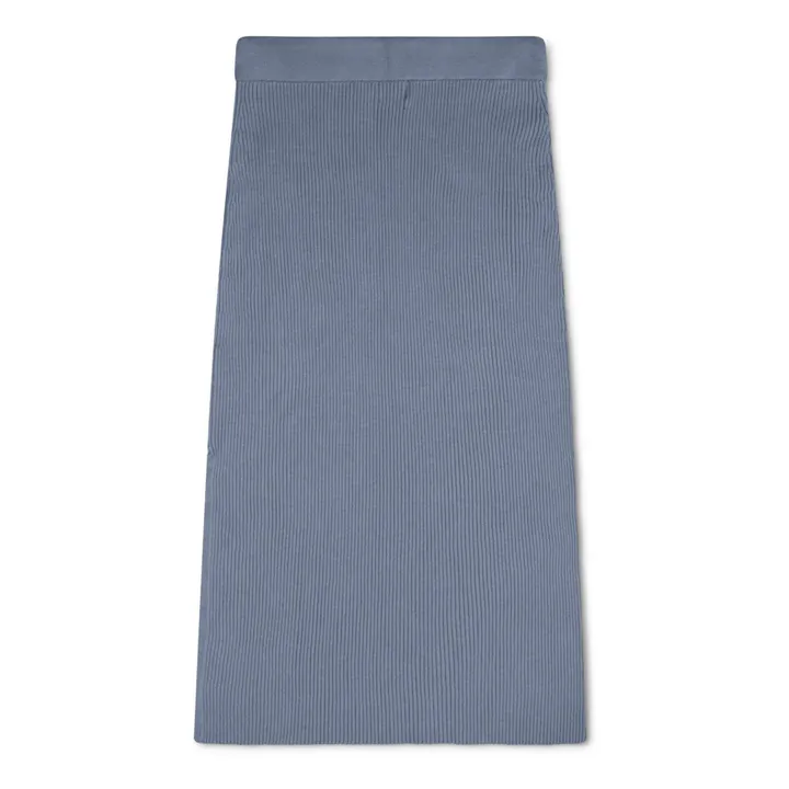Matona Jupe Maille Coton Bio | Bleu