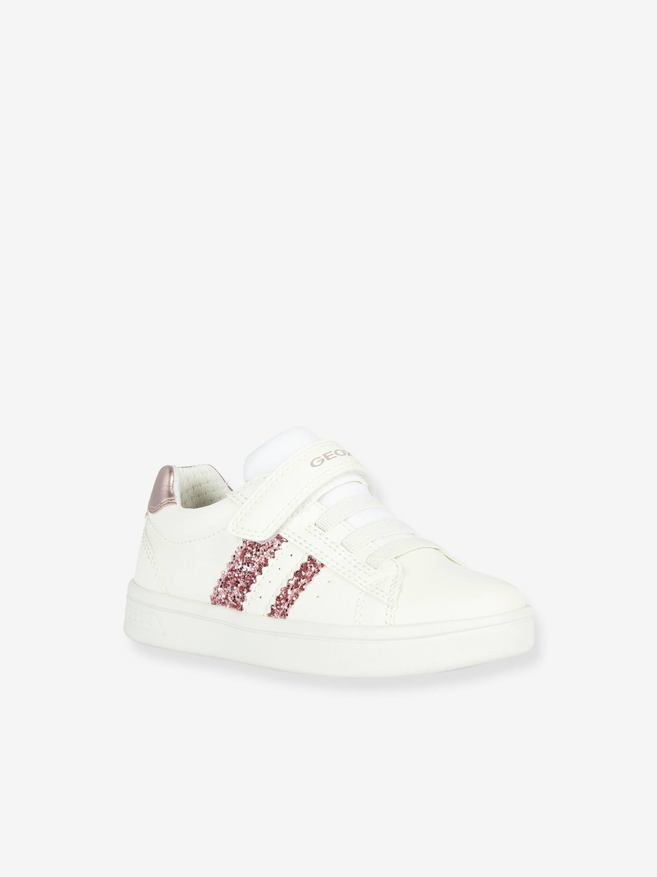 Tênis Geox® J Djock Branco com Cadarço para Meninas