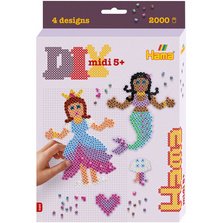 Hama Perles à repasser midi 'Princesse & sirène', coffret