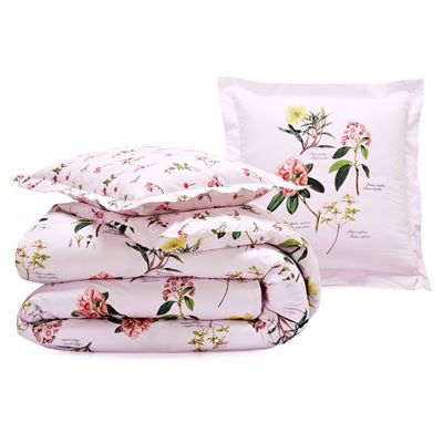 Linge de lit motif herbier - BECQUET CRÉATION