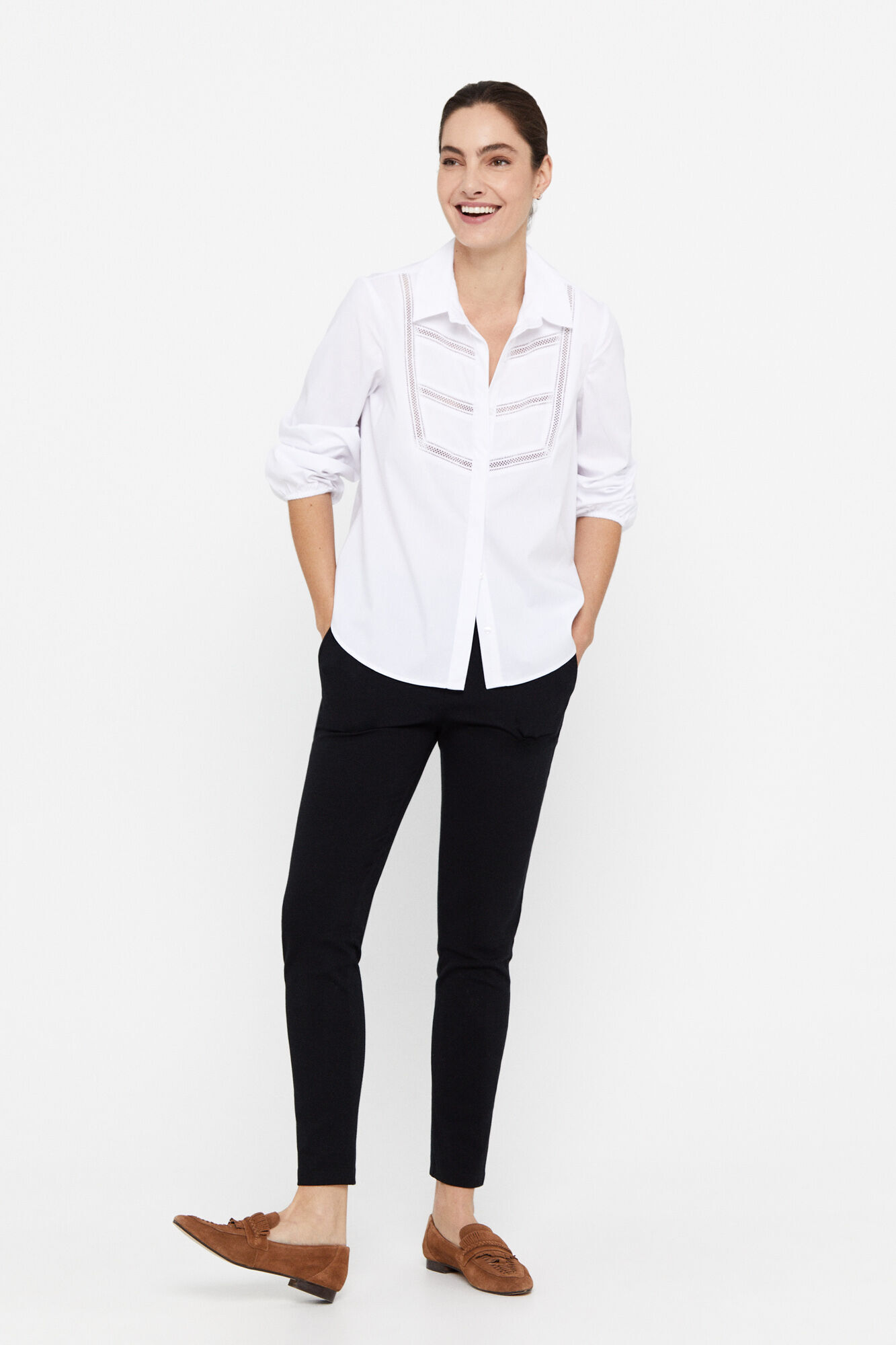 Calça tipo legging - Preta