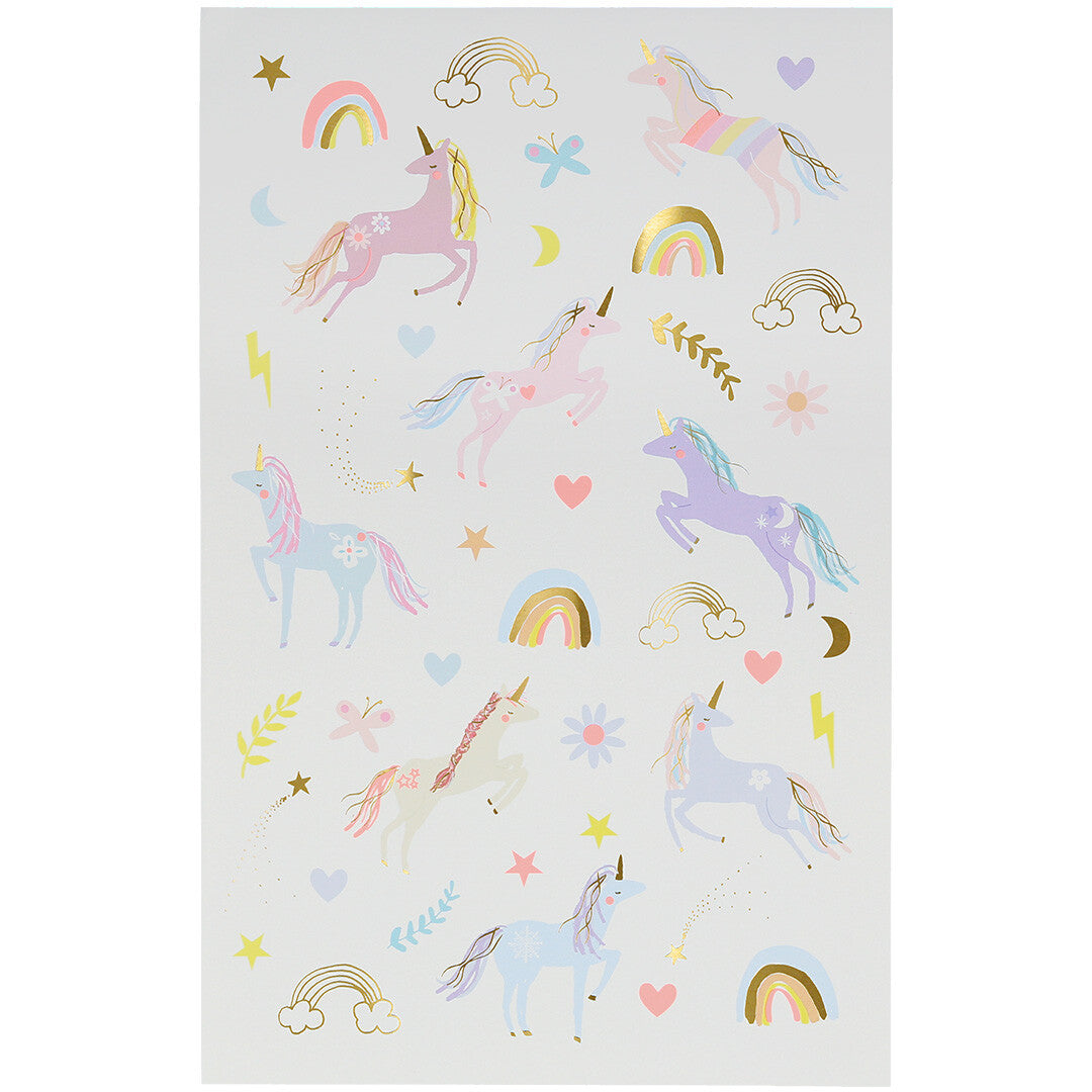 Meri meri tattoos unicorn