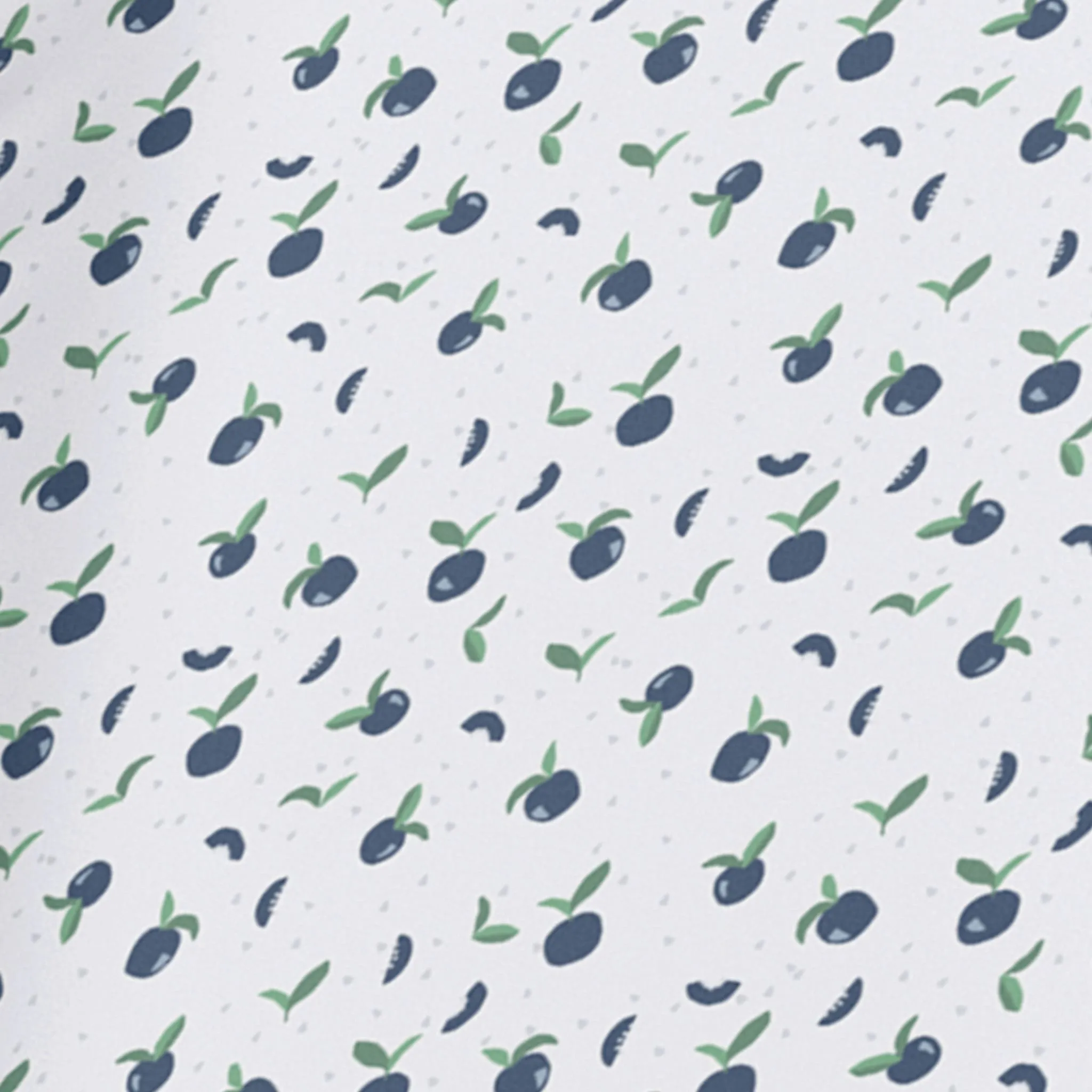 Origami Maison Drap Contour pour Lit de Bébé - Bleuet