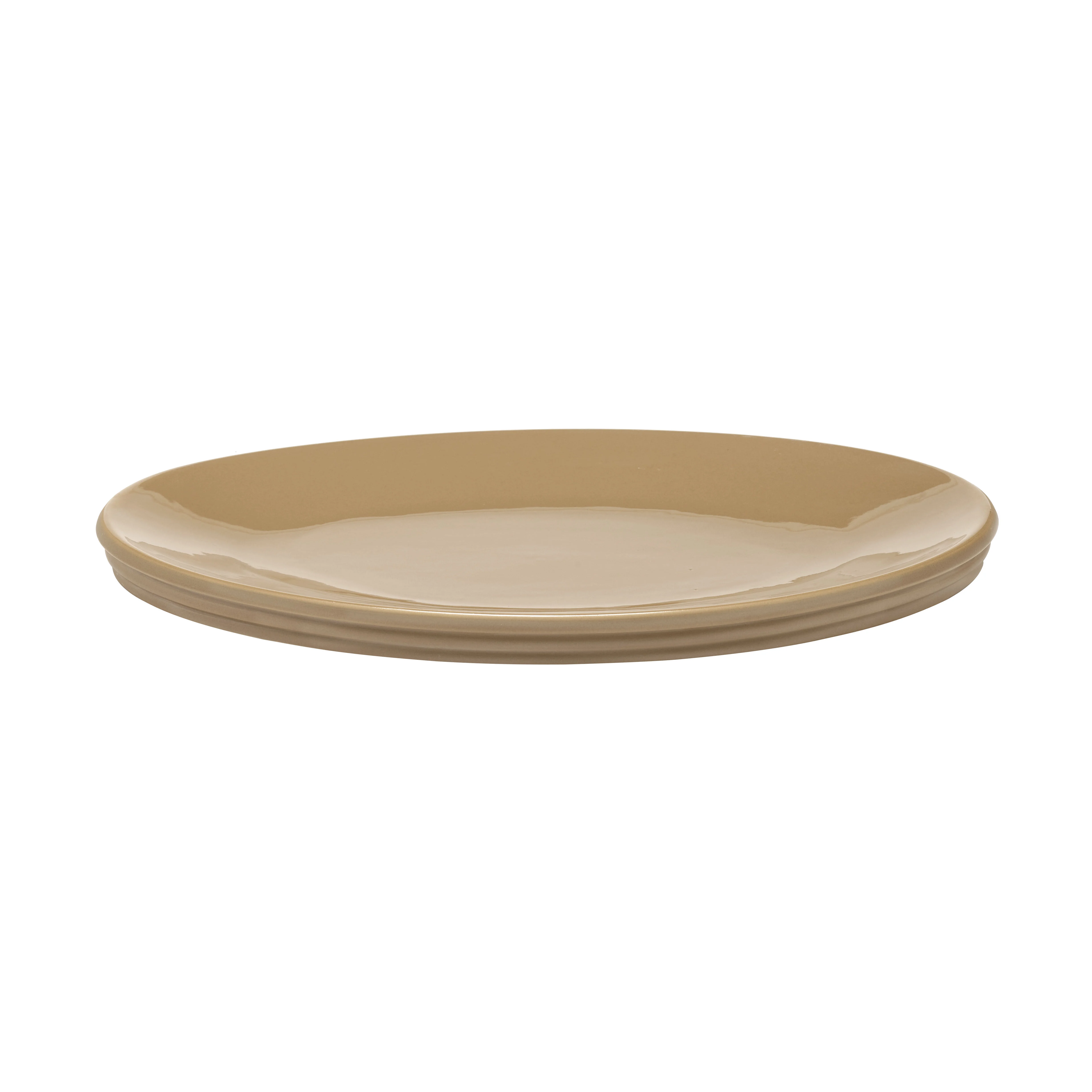DUNE - Assiette de présentation céramique | Beige