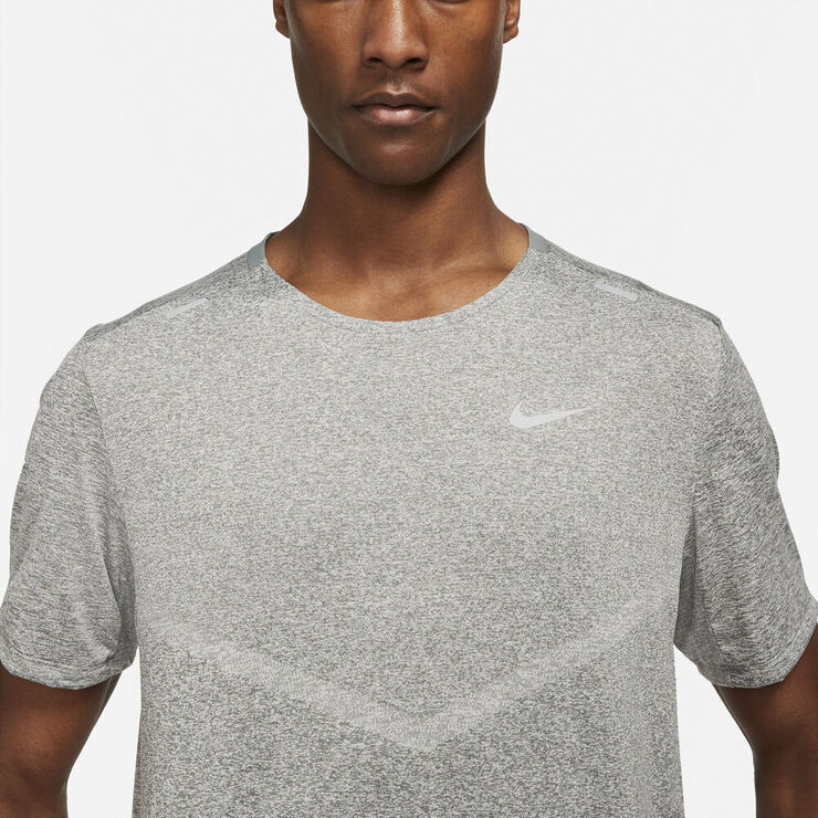 Nike Dri-FIT Rise 365 løbe T-shirt Grå