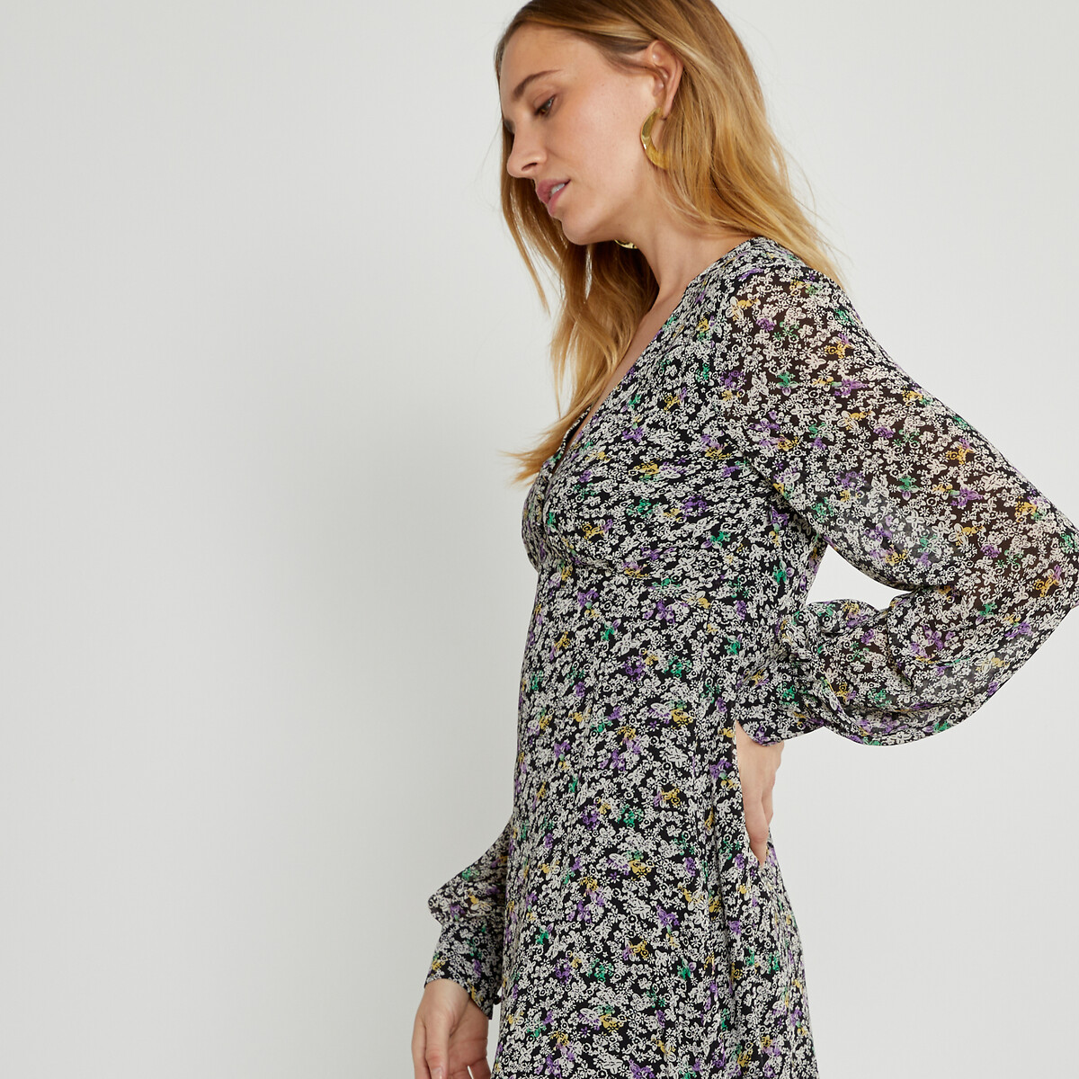 COLEÇÕES LA REDOUTE<br>Vestido longo florido, estampa floral