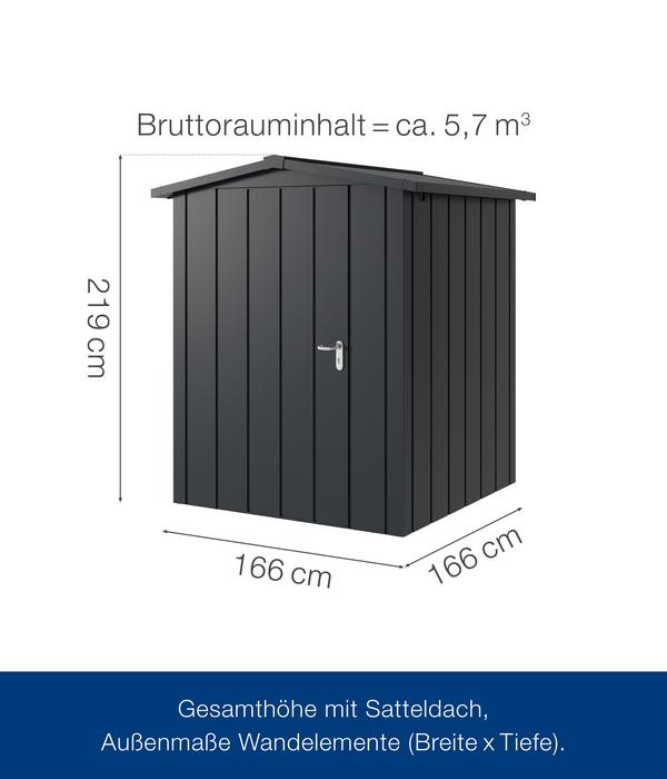 Hörmann Metallgerätehaus Juno JSD2 M-Sk