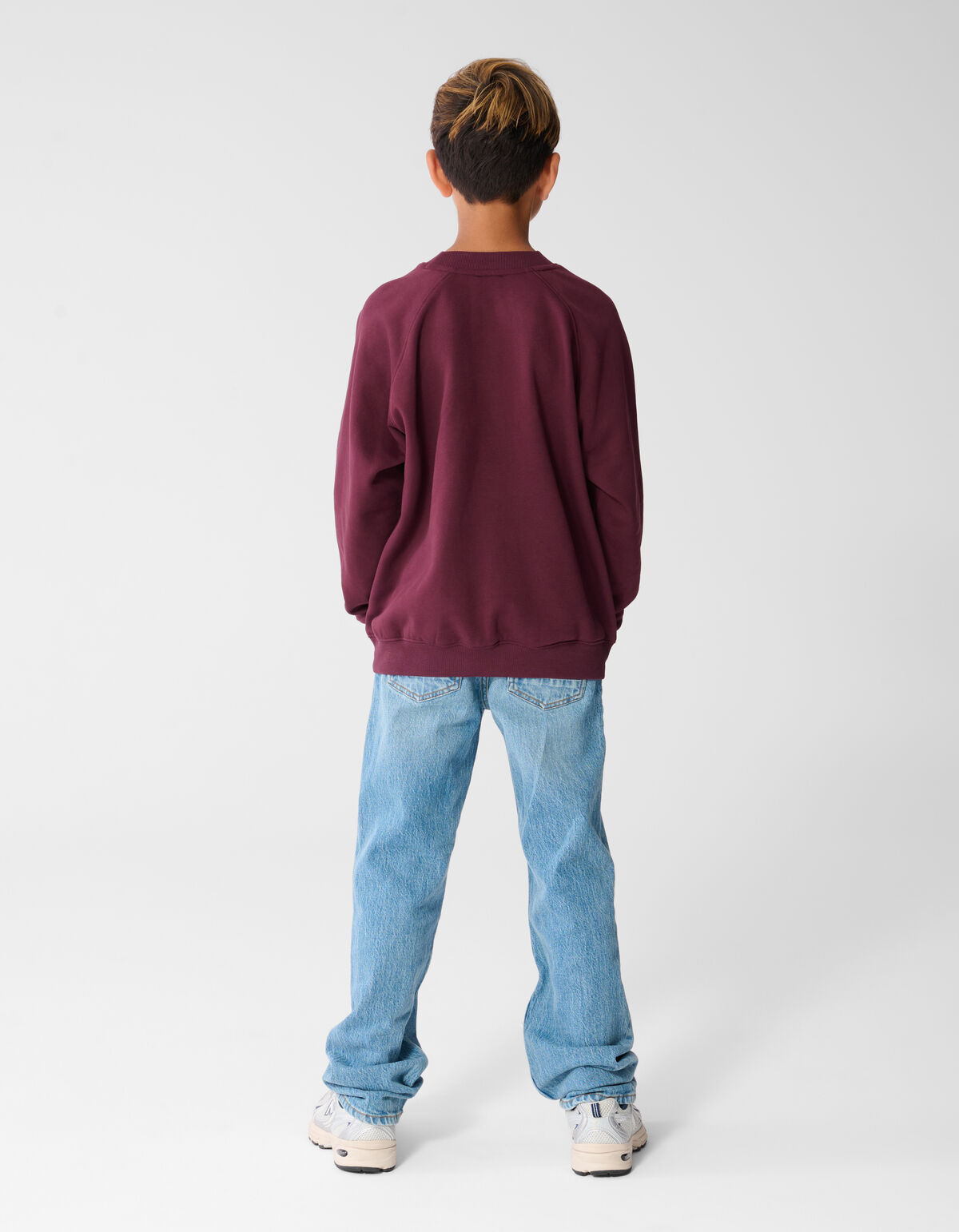 City Crew Sweater Donkerrood