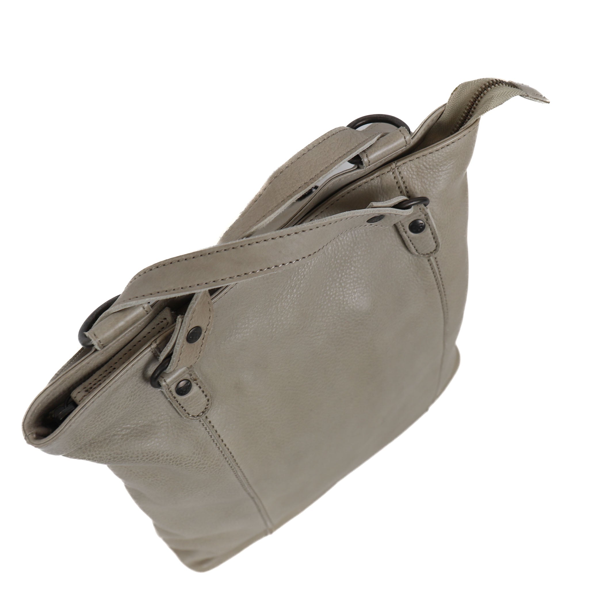 Rugzak/schoudertas 'Sandy' L silver mink SILVER MINK