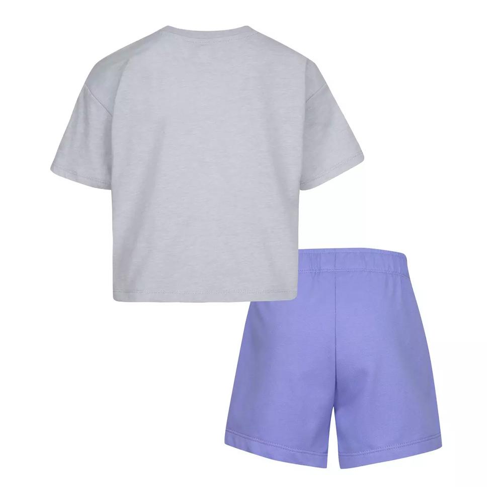 Nike Ensemble Gris/Mauve Fille Nike Boxy