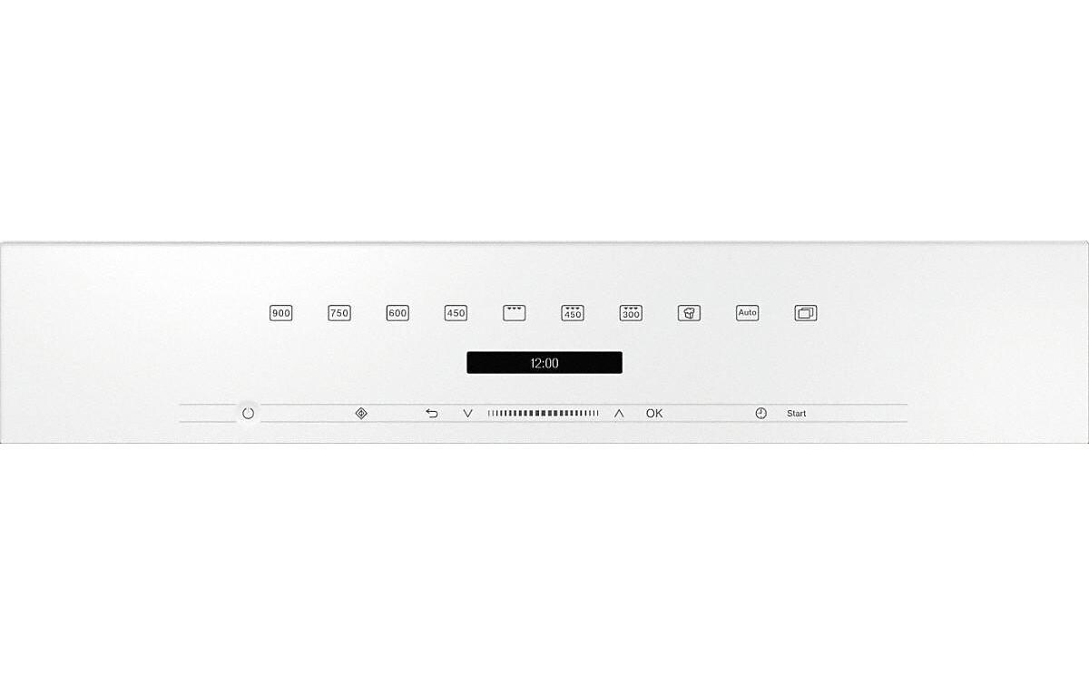 Einbaumikrowelle M 7244 TC Weiss<br>Einbau-Mikrowellengerät mit obenliegender Bedienung