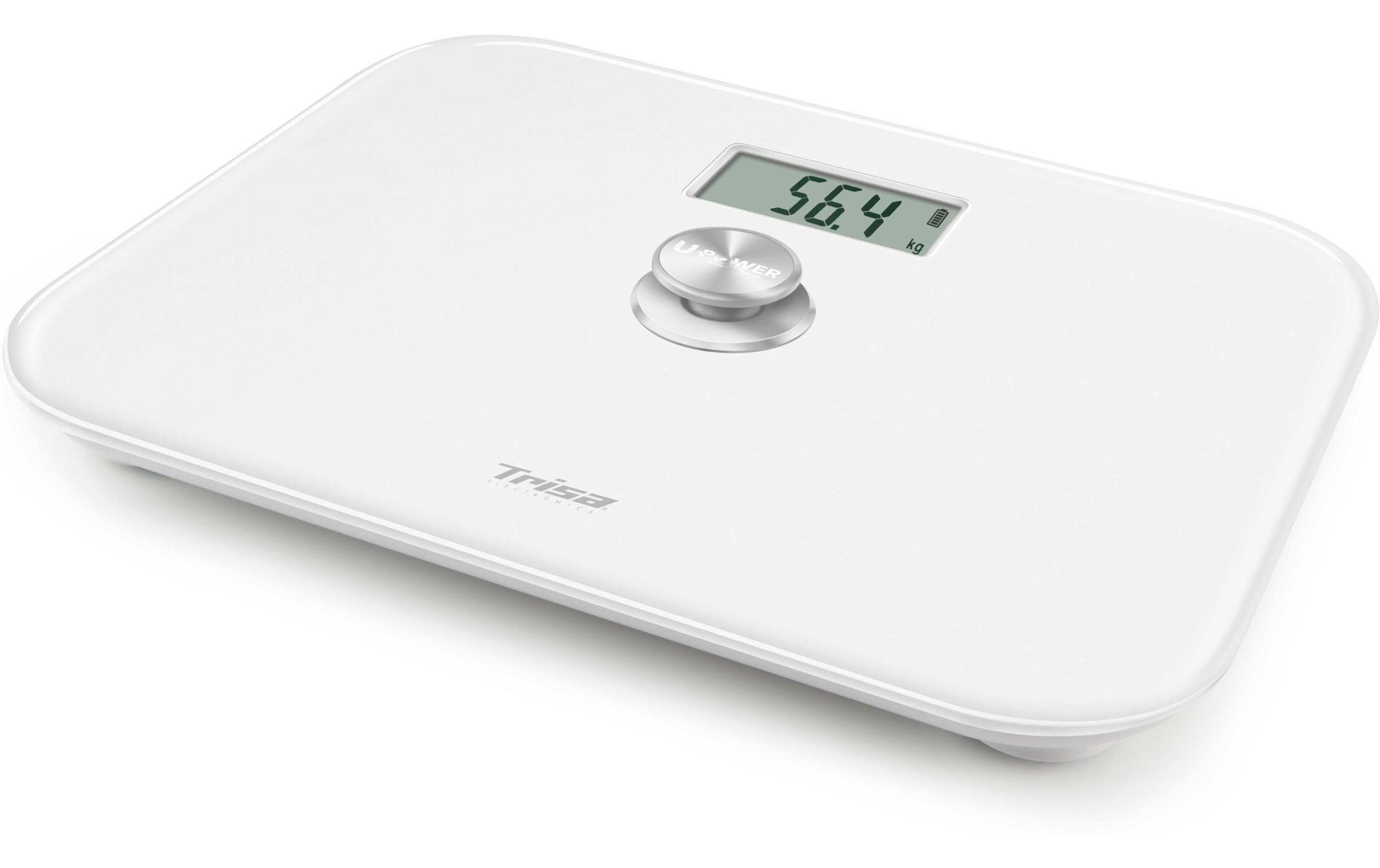 Personenwaage Dynamo Scale WeissKörperwaage mit Dynamo