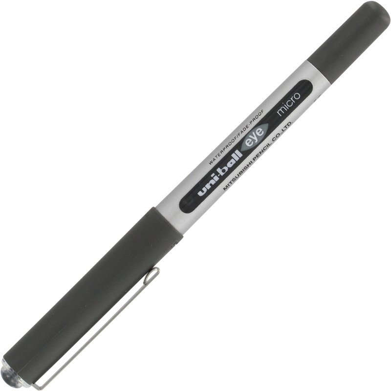 Stylo roller Uni Ball Eye à capuchon pointe micro 0,5 mm- écriture fine