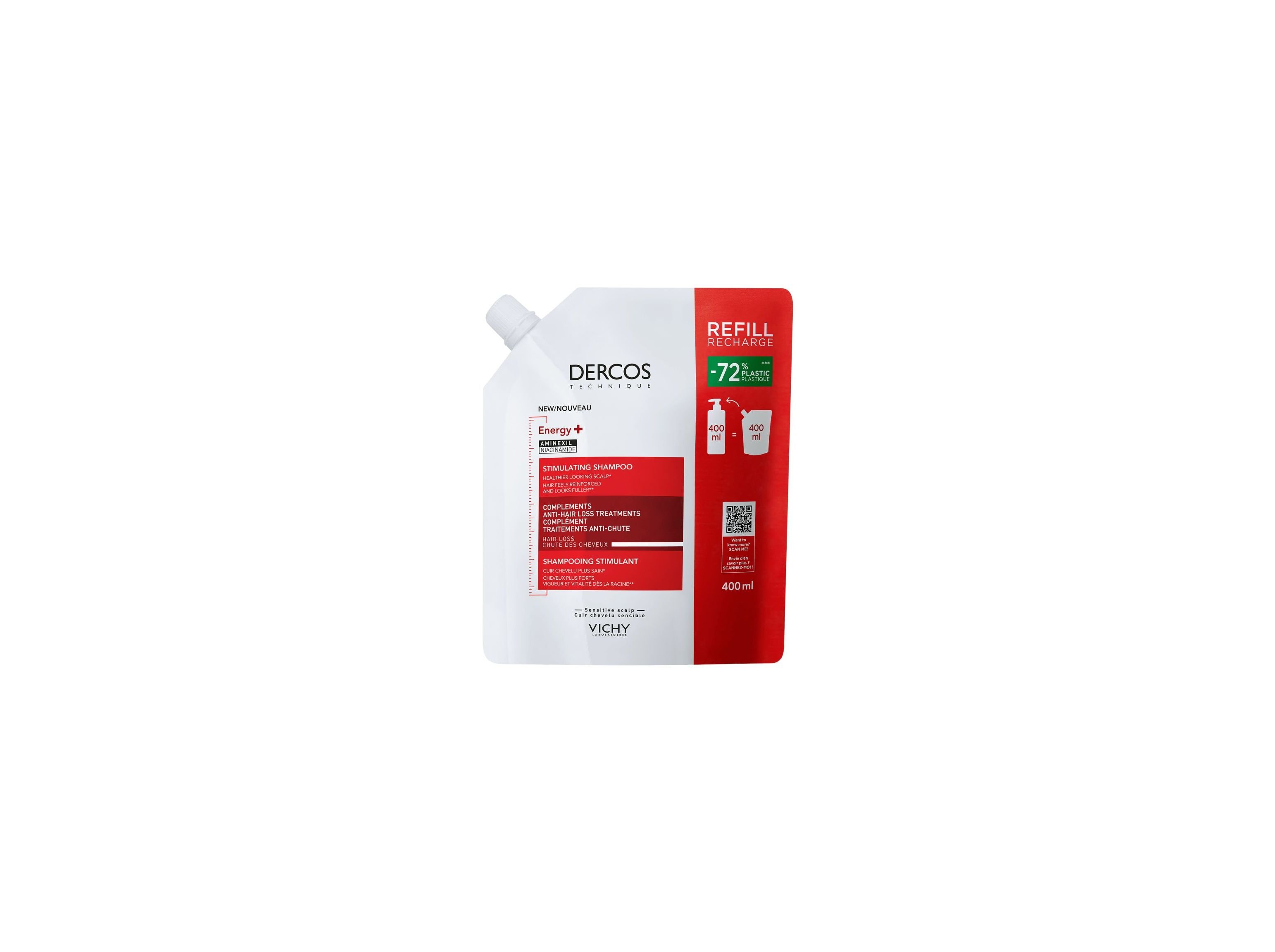 CHAMPÃ DERCOS ESTIMULANTE RECARGA 390ML