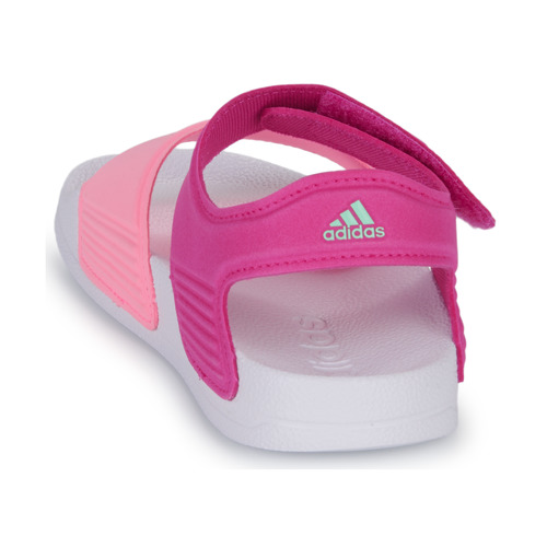 Adidas Sportswear - ADILETTE SANDAL K - Rose / Blanc