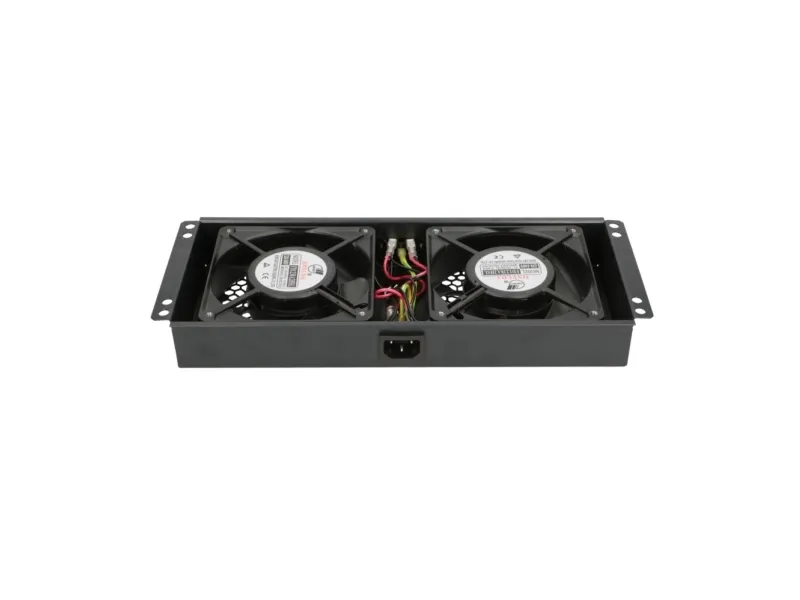 Extralink 2 FANS ROOF COOLING UNIT WITH CABLE TO THERMOSTAT, Køleventilator, Sort, Metal, 2 blæser(e), Vekselstrøm, 220 V