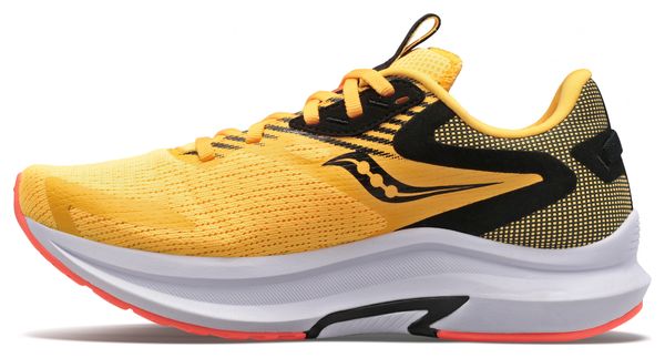 Chaussures Running Saucony Axon 2 Jaune Rouge Femme