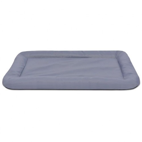 colchão cinza para cama de cachorro