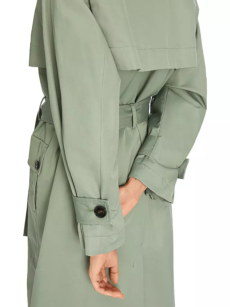 MARC CAIN Trenchcoat grün